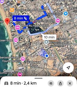Superbe appartement Agadir, Plage, WiFi, Climatisé