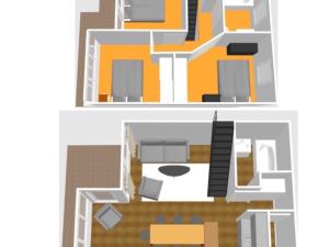 Duplex ski aux pieds, 3 chambres - 6 pers. - FR-1-518-181