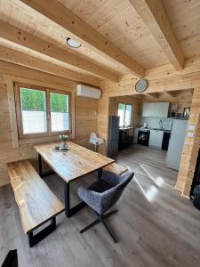 Modernes Blockhaus mit Sauna Flair