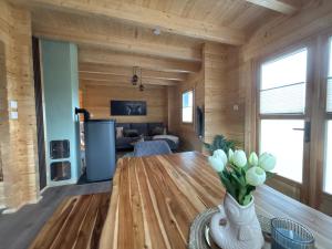 Modernes Blockhaus mit Sauna Flair
