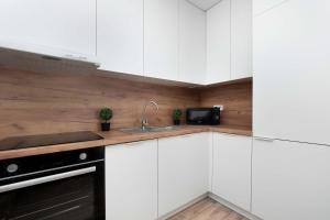 Comfortable Apartment with Balcony and Private Parking Space by Noclegi Renters