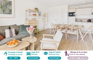 Le Snap - appartement pour 6 -piscine commune
