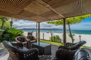 Apto pé na areia com vista p mar JBM