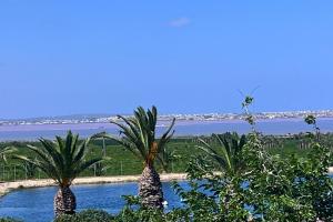 La Calienta View of the pink lagoon and swimming pool