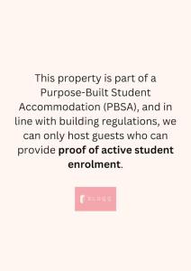 Student Only Accesible Studio in Central Sheffield For 2