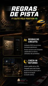 Suíte Pole Position próximo Autódromo F1 Interlagos e Expo Transamerica