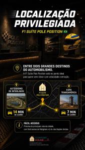 Suíte Pole Position próximo Autódromo F1 Interlagos e Expo Transamerica