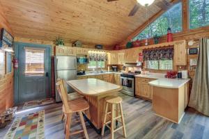Cozy Manistique Cabin w Deck, Grill & Fire Pit!