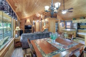 Cozy Manistique Cabin w Deck, Grill & Fire Pit!