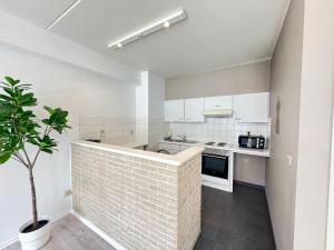 Apartment in Antwerp with garden view