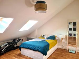 Beautiful duplex, quiet, 15 min from Montparnasse