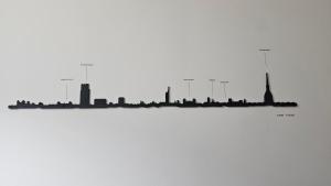 Stadium & Airport Torino Skyline