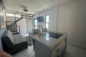 Dog-Friendly Loft with Rooftop Infinity Pool, Gym, Balcony & Central AC