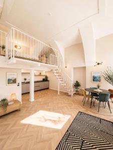 Creative loft at Garda lake