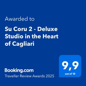 Su Coru 2 - Deluxe Studio in the Heart of Cagliari