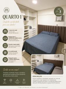 Apartamento com 2 quartos de FRENTE PARA O MAR