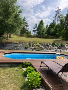 Domek na Kaszubach z basenem