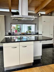 PaderCityLoft- lichtdurchflutet und privat mit Kamin-Dachterrasse-Sauna-Außendusche im Atrium