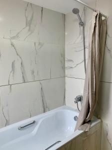 Queen bedroom with private bathroom