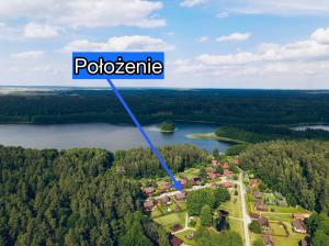 -Błękitne okiennice- Dom 6-osobowy ogród, las i jezioro, Warmia Mazury