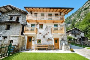 Chalet nel verde a Samolaco - Terrazzo