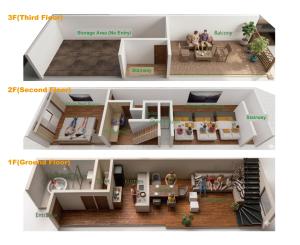 HARE Tengachaya - 2 Bathrooms 84sqm Easy Access to Namba & KIX
