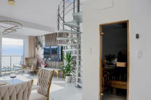 Apartament Kaszmirowy z SAUNĄ z widokiem na morze - Nadmorski Luksus Apartamenty