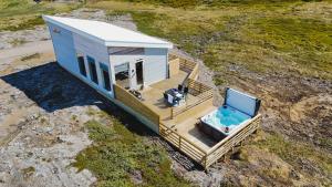Hvammur 10 with private hot tub