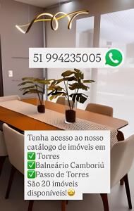 * Apto luxo 2 Suítes centro de Torres pertinho da praia*