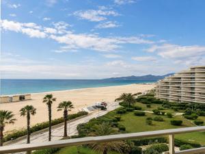 Studio vue mer, terrasse, parking gratuit, climatisation