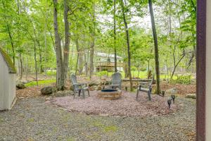 Poconos Family Retreat w Fire Pit & Sunroom!