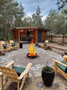 BORSKÓWKA domki z balią z jacuzzi i sauna