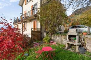 Perched above Montreux, with breathtaking views of Lake Geneva and the Alps
