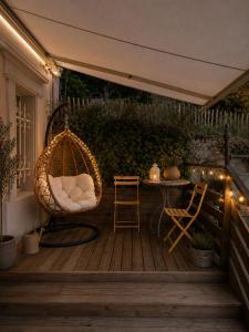 Perched above Montreux, with breathtaking views of Lake Geneva and the Alps