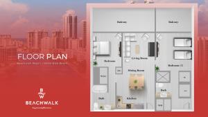 City View Getaway 2BR Beachwalk Resort