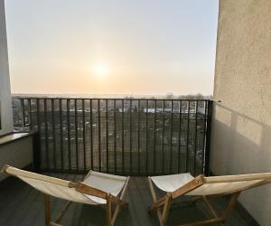 Kłobucka White Apartment near Chopin Airport
