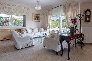 Athens Riviera Villa in Lagonissi with Pool & Garden