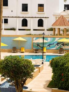 Séjour avec piscine, parking et sécuriser Ain Diab