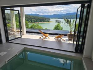 Moon Lake Bicaz - Aurora Sky