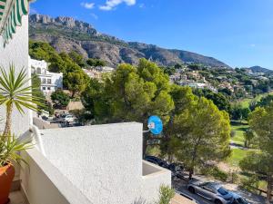Golf Course views Ibiza style apartment