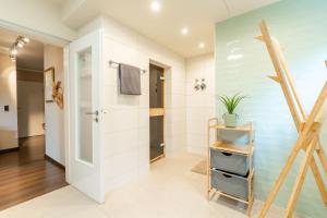 Ferienwohnung mit Terrasse im Grünen mit Sauna nahe Altstadt