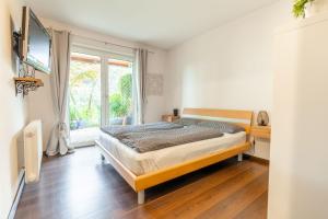 Ferienwohnung mit Terrasse im Grünen mit Sauna nahe Altstadt