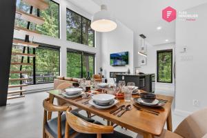 Le LoftWood - Chalet loft sur la forêt Spa privé - Domaine du Grand Portneuf près de Québec