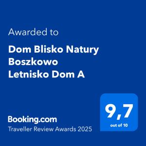 Dom Blisko Natury Boszkowo Letnisko A