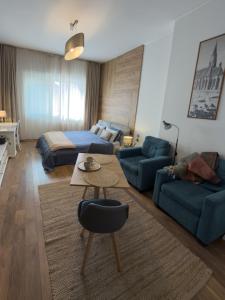 Charming Old Town Studio with Private Balcony
