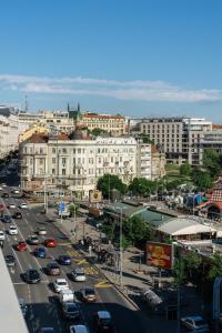 City view Apt with balcony, foosball in Old Town
