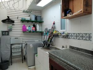Habitación con chimenea