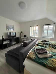 Big Calm Flat in Historical Wenceslas Sq building