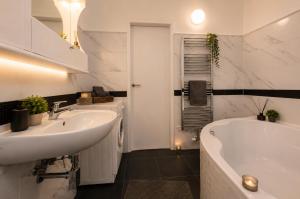 Top-Floor Terrace Apartment with Free Parking in Prague Centre