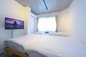 One room in a newly built condominium